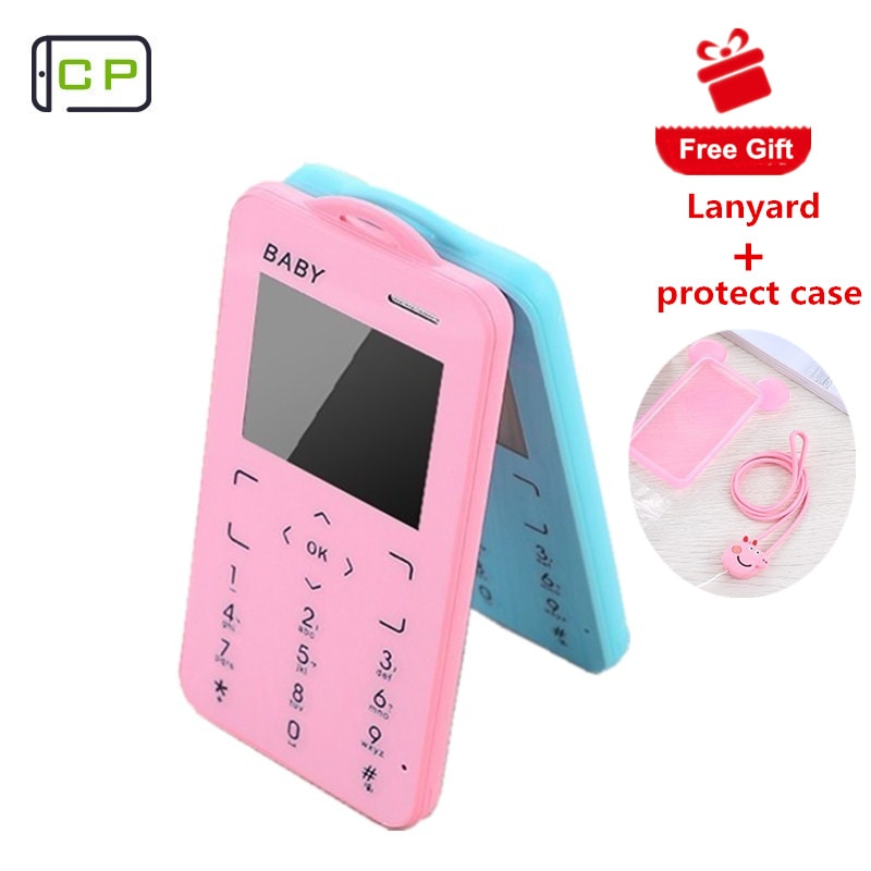 T5 Small Slim Size Cellphone 1.8" Ultra Thin Card Pocket Student MP3 Low Radiation Push Button Mini Mobile Phone