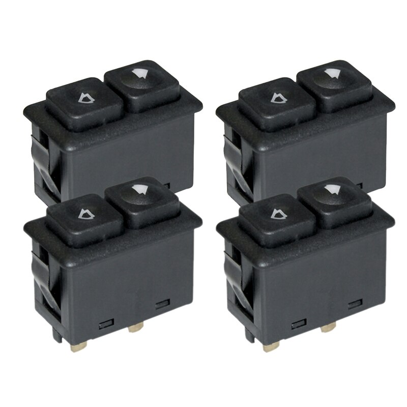 Interrupteur de toit ouvrant de fenêtre électrique, pour Bmw E30 E24 E28 à partir de 09/1986 61311381205 / 61 31 1 381 205 4 pièces
