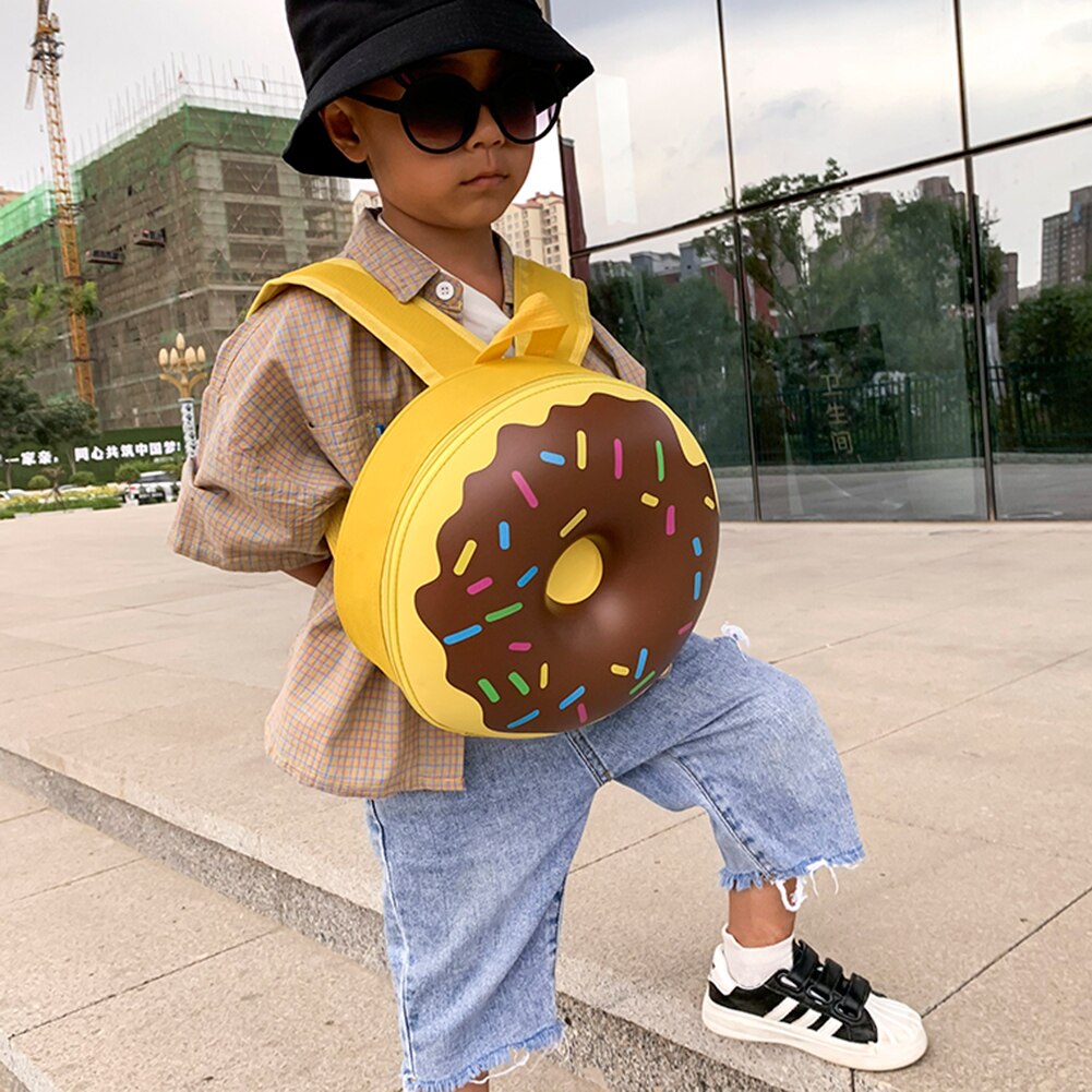 Lovely Donut Rainbow Backpack Kids Kindergarten School Book Bag Casual Bagpack Vintage Bags for Children Kids Birthday 2022