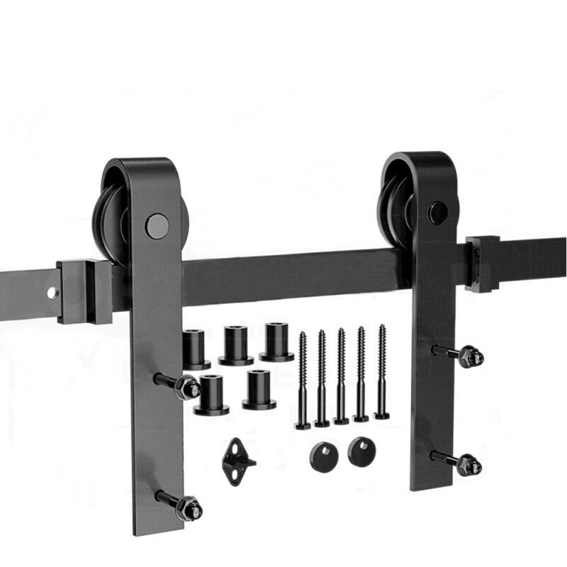 Newest Sliding Door Barn Track Hardware Wood Barn Door Rail Hardware Sliding Door Track Kit Barn Door System Slide Kit