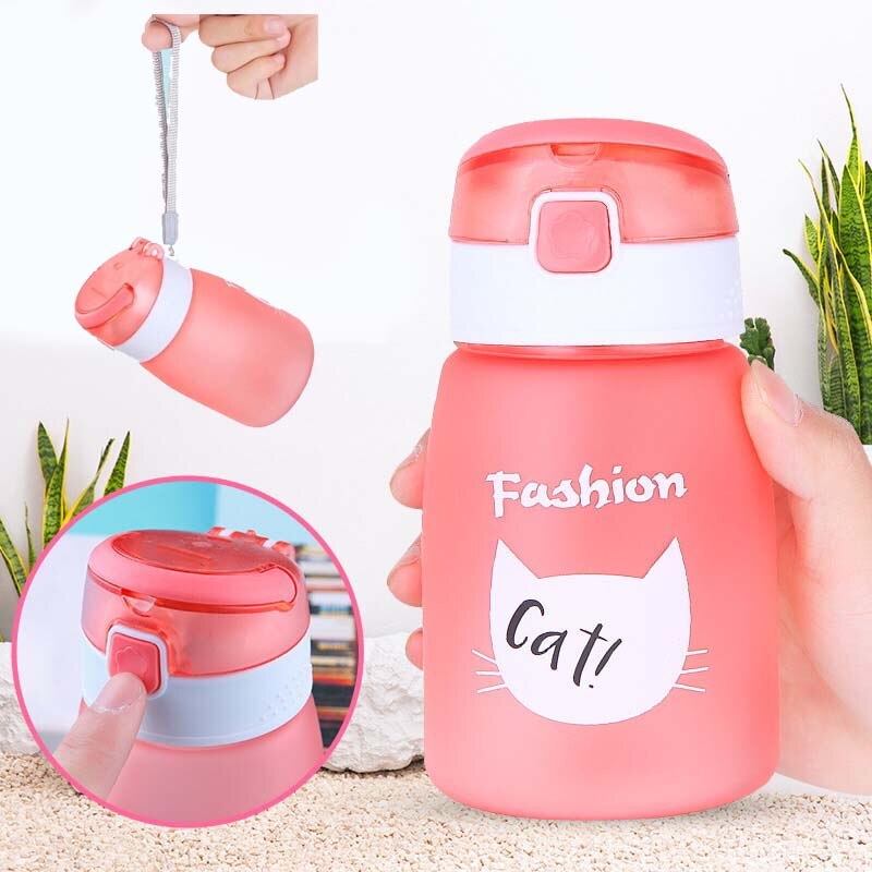 1 Stck 430 ml Baby Flasche freundlicher freundlicher Lernen Fütterung Trinkwasser Stroh Flasche Mamadeira Sippy Ausbildung Tasse Baby Fütterung tasse