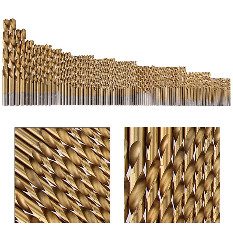 105pc Drill Bits Set for Stainless Steel Metal HSS-Co Cobalt Bit Titanium