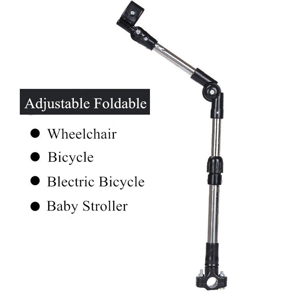 Paraplystik klapvogn paraplybeslag klemme justerbar udvidelig kørestol cykel paraplyholder stativ regnværktøj: Yl1017
