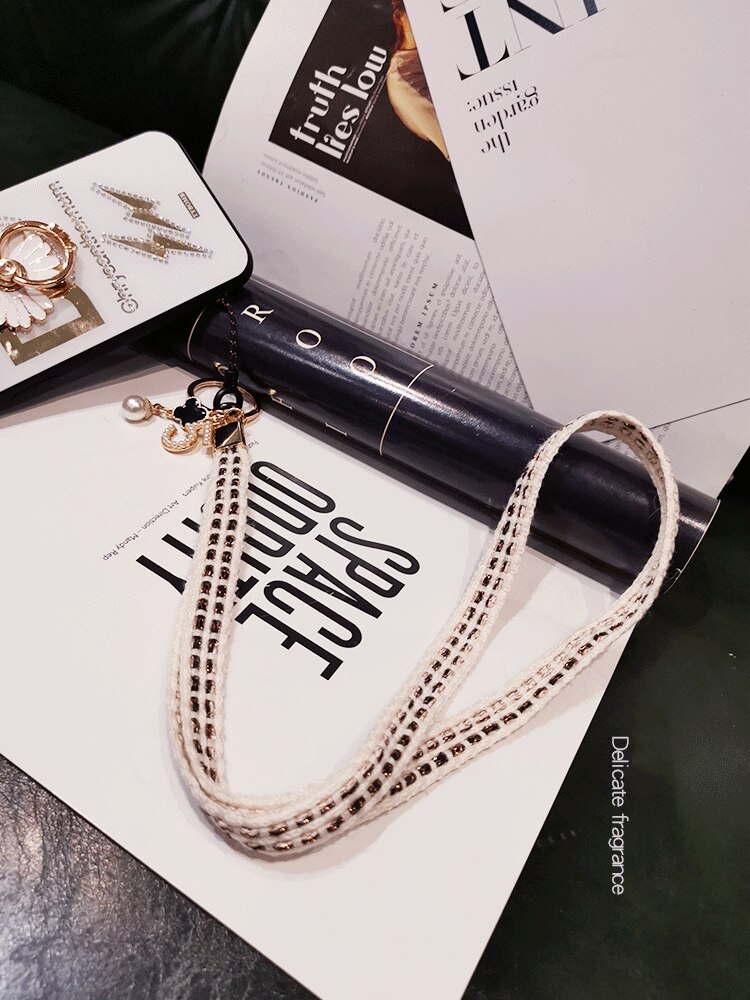 vier Blatt Klee Telefon Schlüsselband Gurt Für iphone huawei redmi samsung xiaomi praktisch Ich würde Karte Lange Hängen Seil Schnur