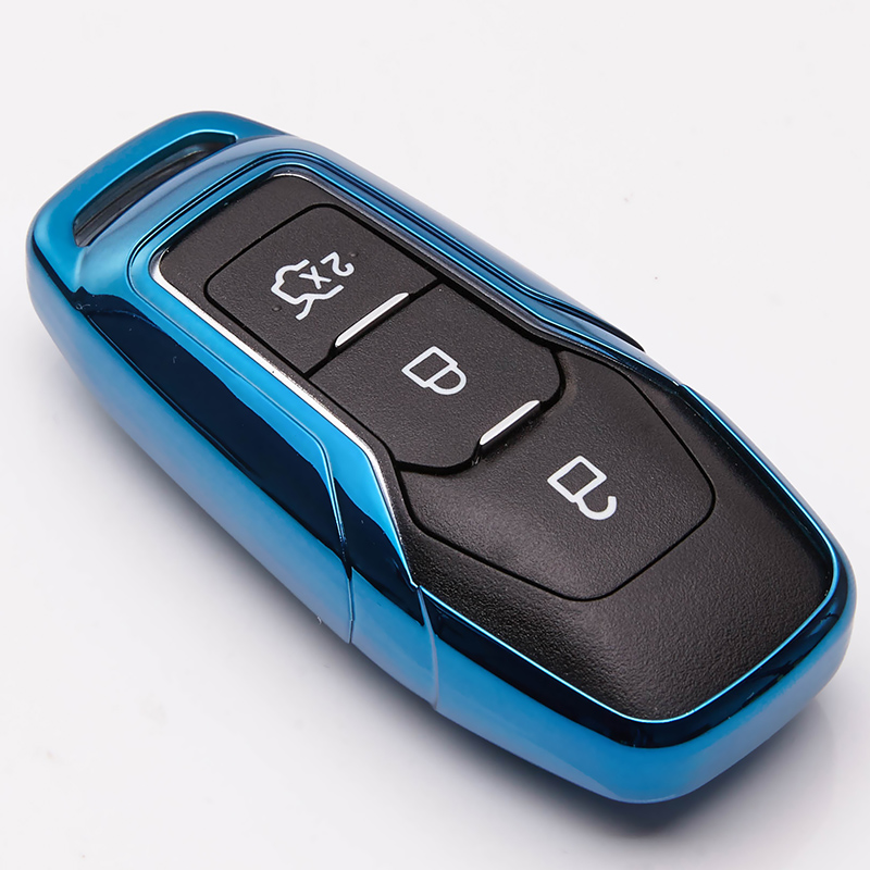 Funda protectora TPU para llave de coche para Ford Mondeo Mk4 MK3 MK5 Ranger S C Max explorador 5 accesorios para llavero ST F15