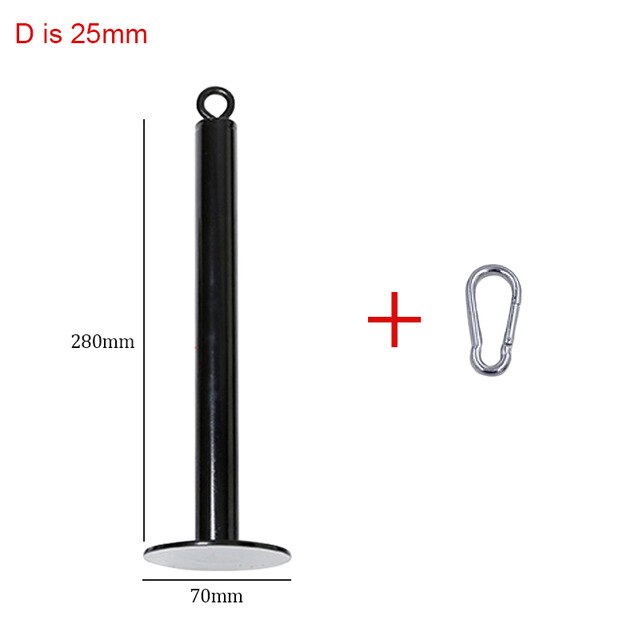 Gym DIY Fitness Dumbbell Barbell Loading Pin Pulley Cable System Attachment Weight Lifting Plates Bracket Home Strength Workout: 28CM