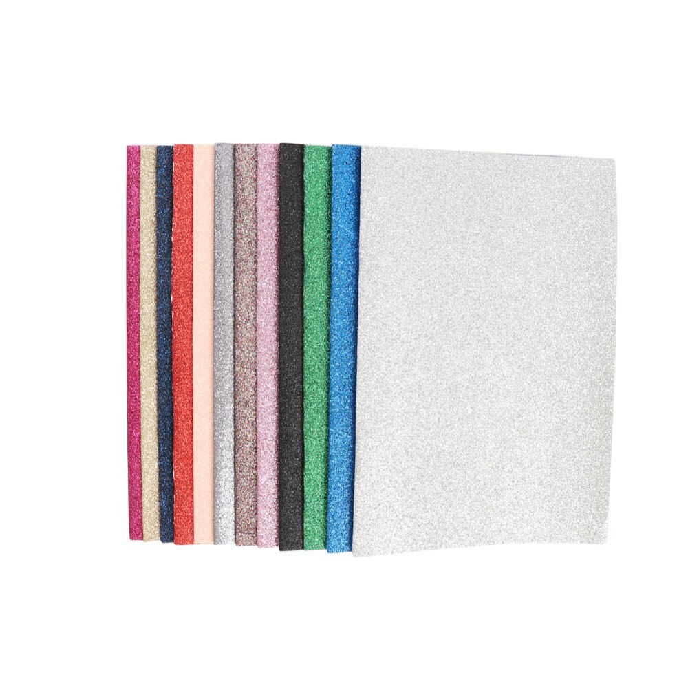 Xugar 22X30 Cm Glitter Dunne Synthetisch Leer Stof Effen Kleur A4 Stof Diy Handgemaakte Hairbows Naaien Kleding Levert decor
