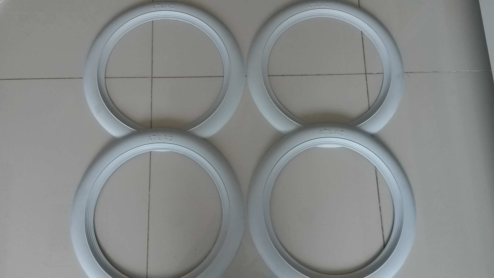 Volmarkt Atlas 14 Inch White Wall Portawall Tyre Trims Rubber Ring X4 Reliable Original Compatible Spare Part Convenient