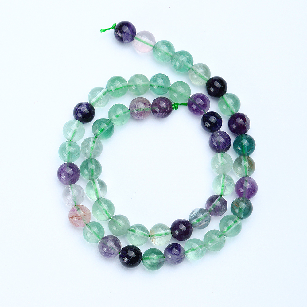 Natural Stone Beads 6/8/10mm Labradorite Citrine Amethyst Garnet Beads for Jewelry Making DIY Bracelet Necklace: Teak Color / 8mm