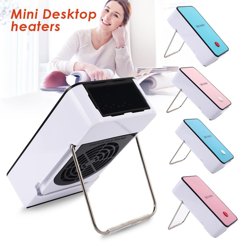ABS 110V / 220V Living Rooms Mini Electric Heater Economic Heater Warmer Portable Cute Mini Heater Radiator Office Desktop