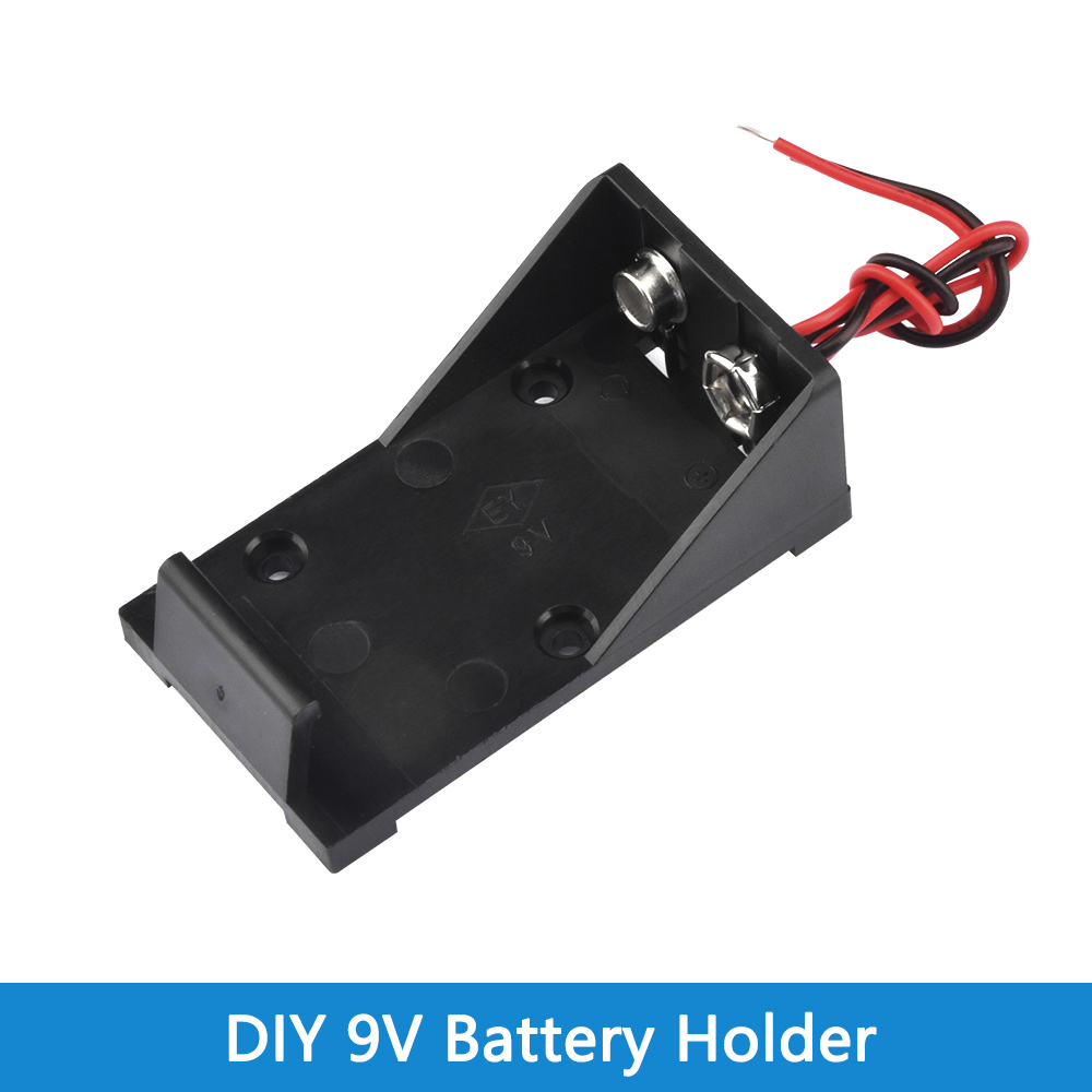 Batterijhouder - 1-6 Slots AA/18650 - met Draad - voor Arduino DIY Kit: Kastanjebruin