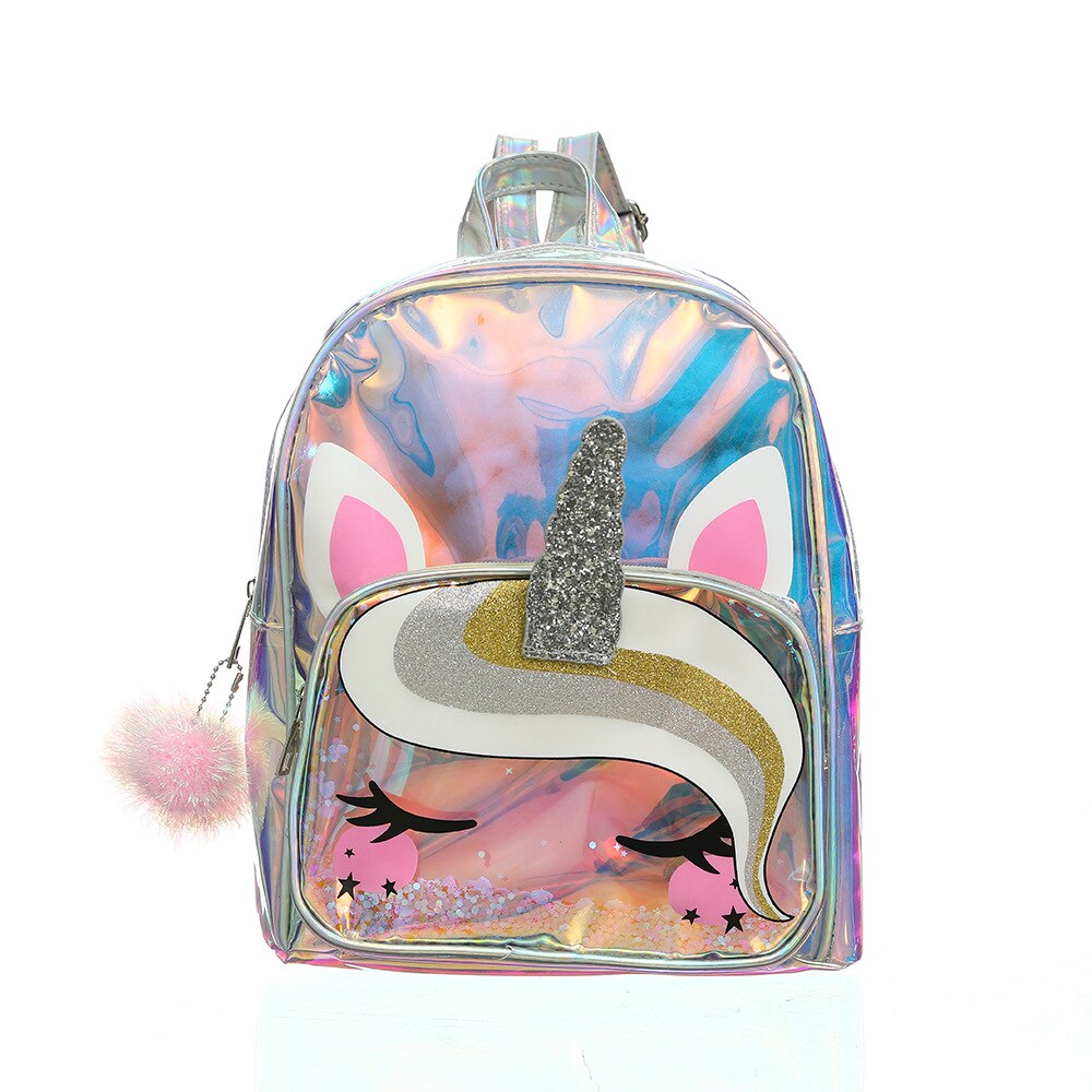 Kinder Rucksack Einhorn Cartoon Schule Taschen Kinder Kleine Zurück Pack Schul Wasserdichte Schulter Rucksack: Default Title