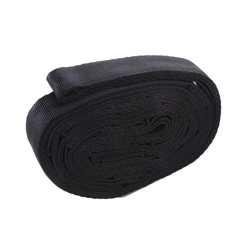 Sangles De hamac en Polyester, haute capacité De charge, 600lb, résistance à la rupture, corde De ceinture, 5 anneaux, 2 pièces: Bleu