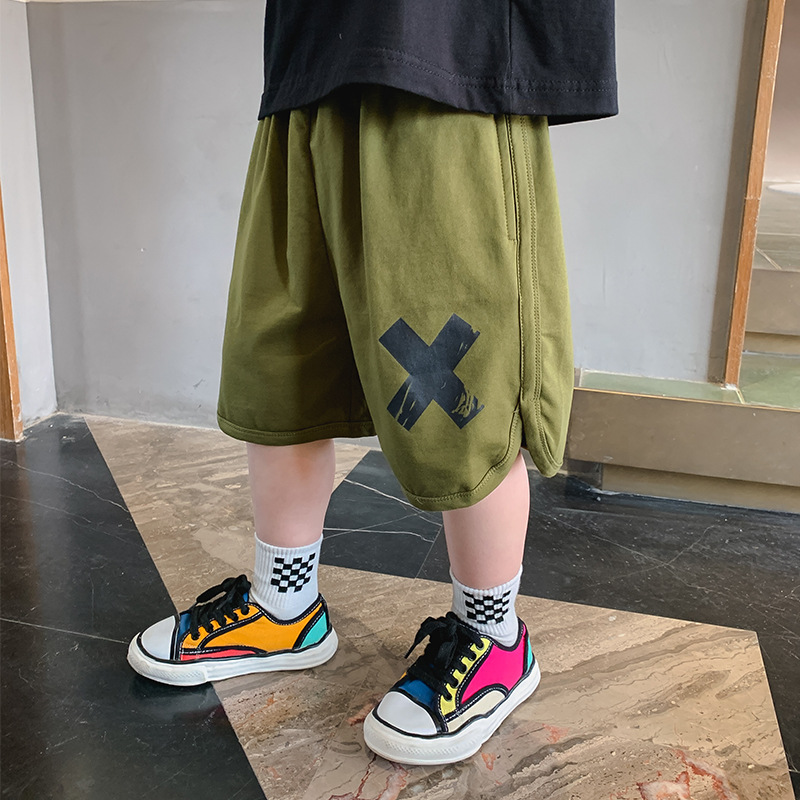 Children&#39;s wear boys&#39; shorts 2022 summer new children&#39;s casual sports pants summer Korean fashion designer 1-9