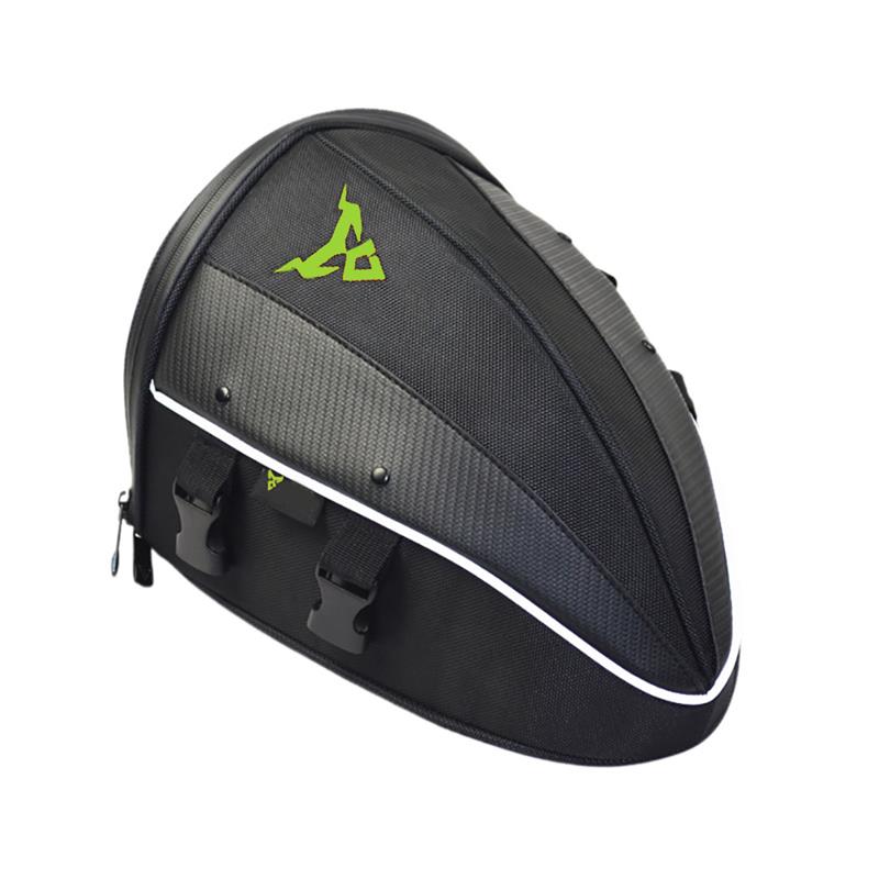 Motorcycle Tail Bag Motorcycle Black Bag Motorcycle Storage Bag Racing Package Waterproof Motorbike Bag Accessories: Green
