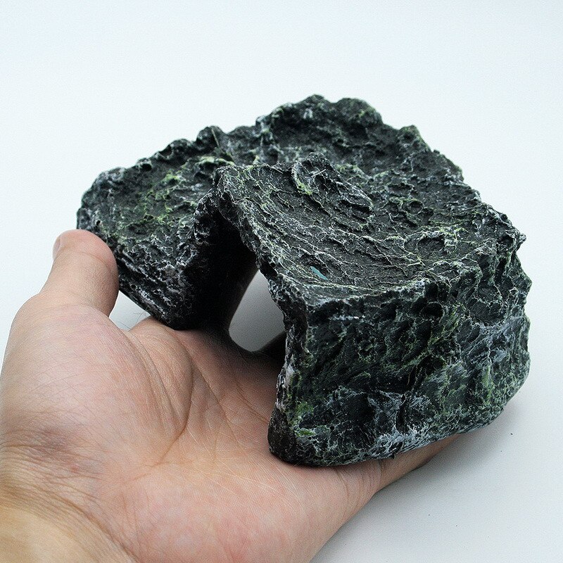 Aquarium Turtle Basking Climbing Platform Turtle Tank Basking Island Stone Aquarium Cave Decoration For Turtle Repitle Fish