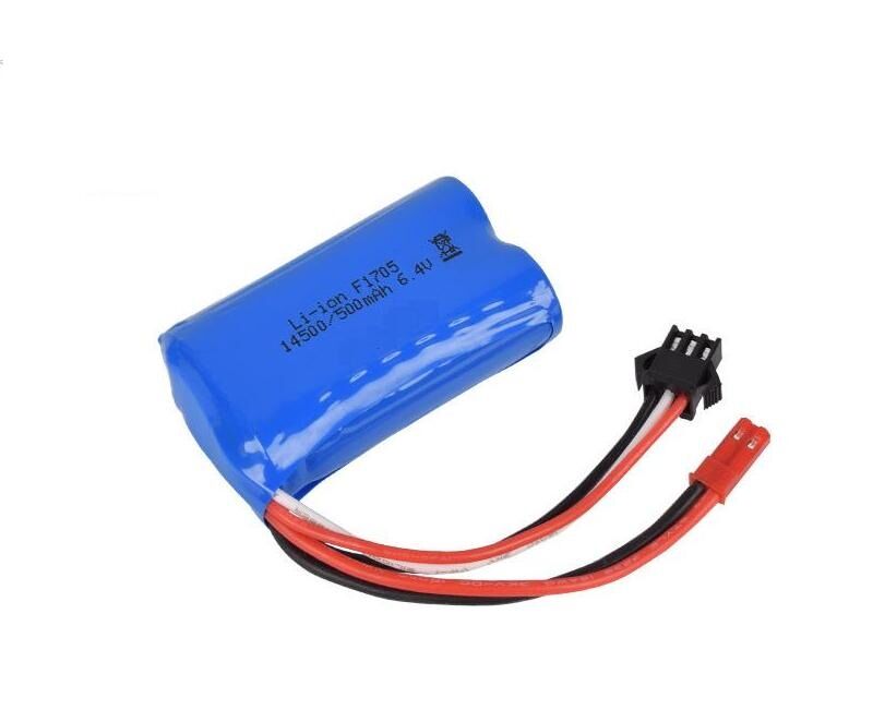 5styles 6.4v 1000mAh/800mAh/750mAh/500mAh/320mAh Li-ion Battery JST SM4P plug/USB for wltoys L959 18628 R/C car R/C truck: Burgundy