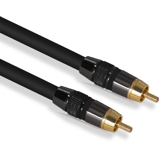 Audio Rac Kabel Stereo Rca Naar Rca Coaxiale Kabel Man Op Man Voor Tv Home Theater Versterker Dvd 0.5 M 1 M 2 M 3 M 5 M: Black / 3m