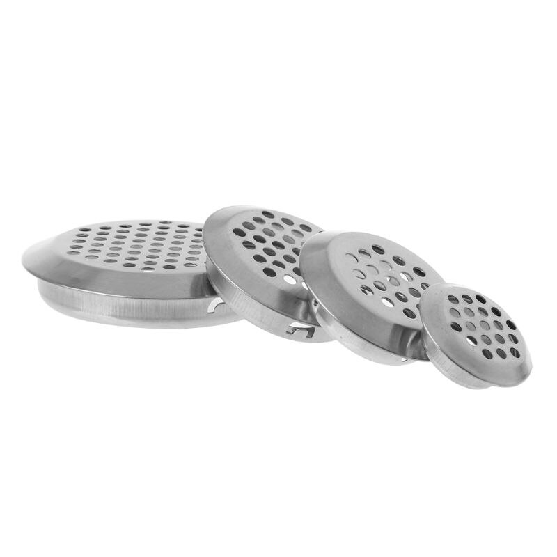 Ventilatierooster van roestvrij staal, ronde ventilatiegaten met  m17e ventilatiegaten