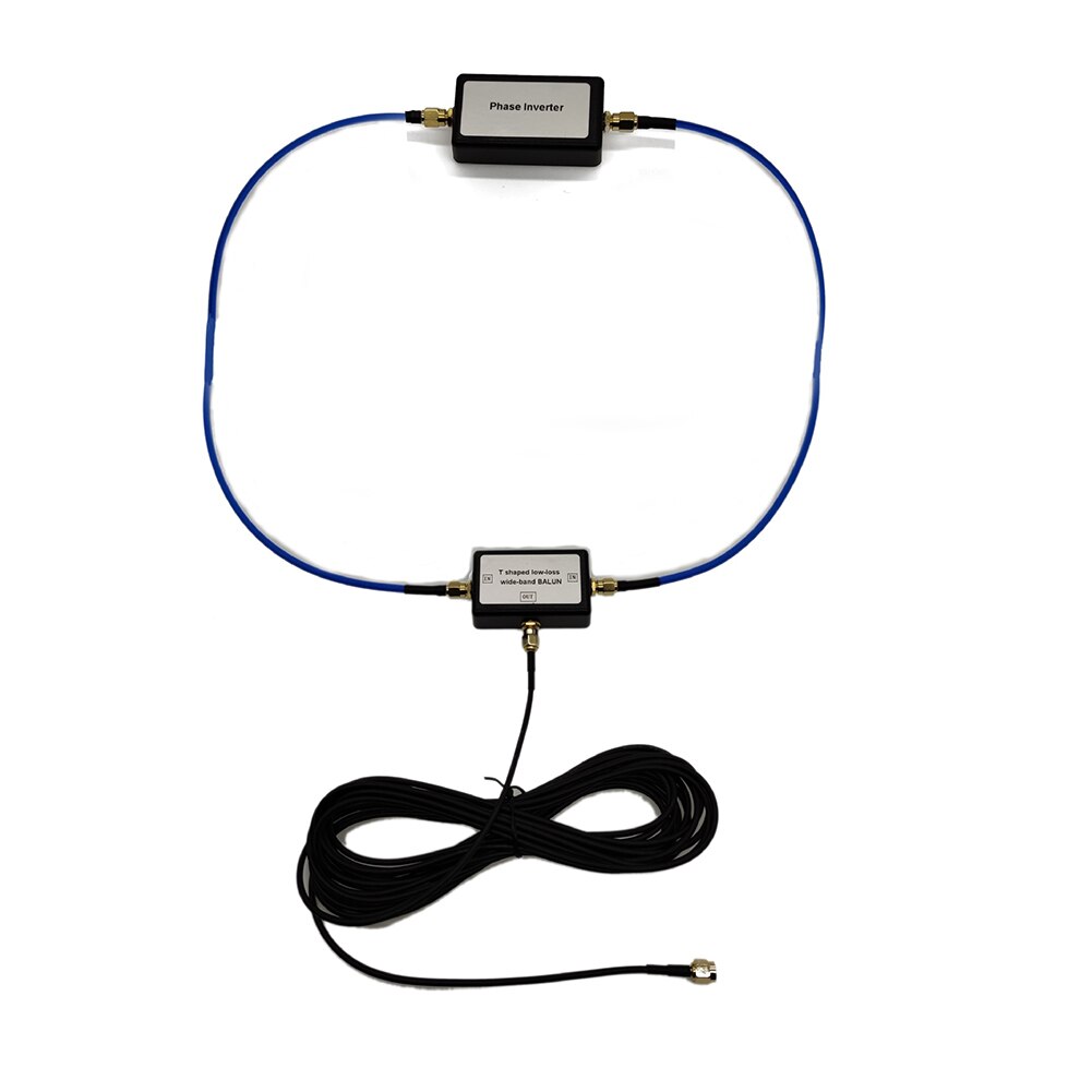 Wide-band Low-loss 0.28 DB Home Magnetic Loop Antenna 250 MW Portable Passive Communication HF VHF Accessories