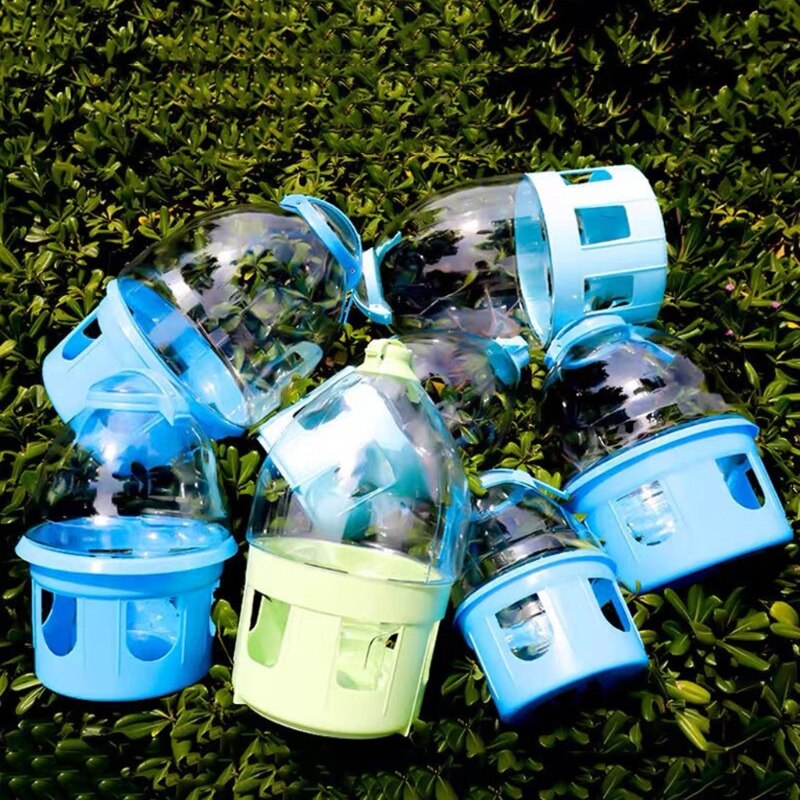 Bebedero automático para pájaros, alimentador de agua para palomas, contenedor de plástico duradero, bebedero desmontable para mascotas, suministros de botellas de agua para aves