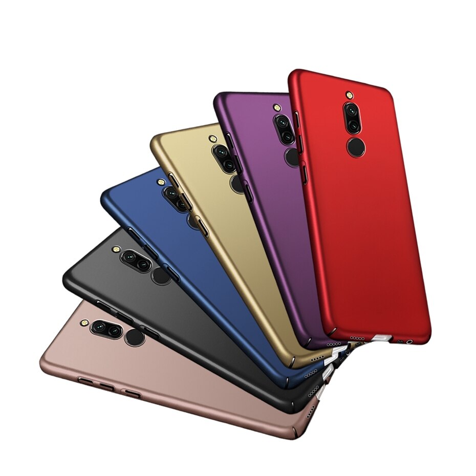 Dla ochraniacz Xiaomi Redmi 8 skrzynki pokrywa ultra cienki cienki twardy obudowa na telefon na zderzak Xiaomi Redmi8 Xiomi Redmi 8 Fundas
