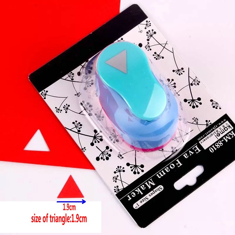 Poinçon en mousse en forme de triangle, 1.3 cm-6.2 cm