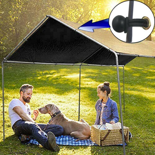 10Pcs Strong Bungee Cord Ball Strong Tie Down Straps Canopy Tent Tarp Boating 6"