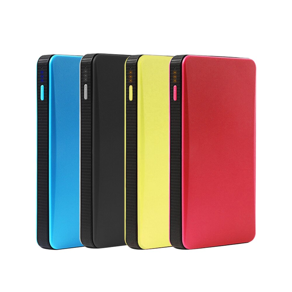 Portabel mini slim 20000 mah bil hoppstartare powerbank 12v motor batteriladdare booster bilbatteri startladdare