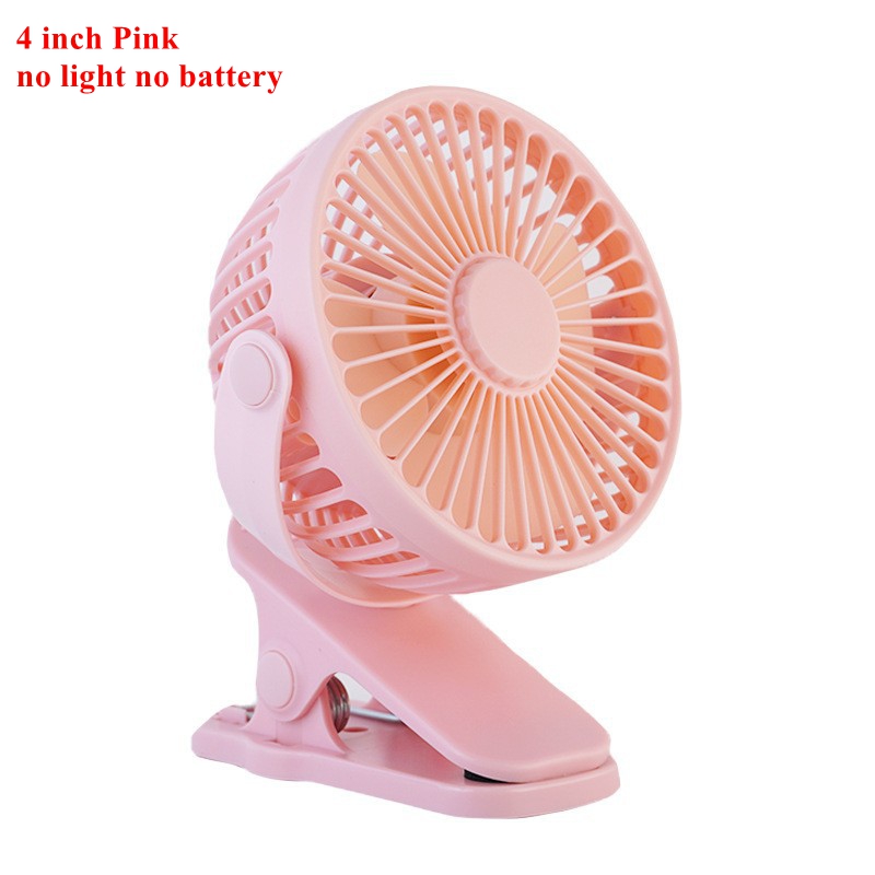 40000 mAh oplaadbare ventilator Type C-camping kleine clip tafelventilator 720 ° Rotatie ultrastille bureauventilatoren: Rood