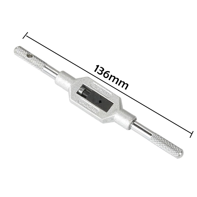 M1-8/m1-10/m1-12 justerbar tapnøgle til gevindhanehåndtag stål håndtapholder holder tappeværktøj: M1-8mm