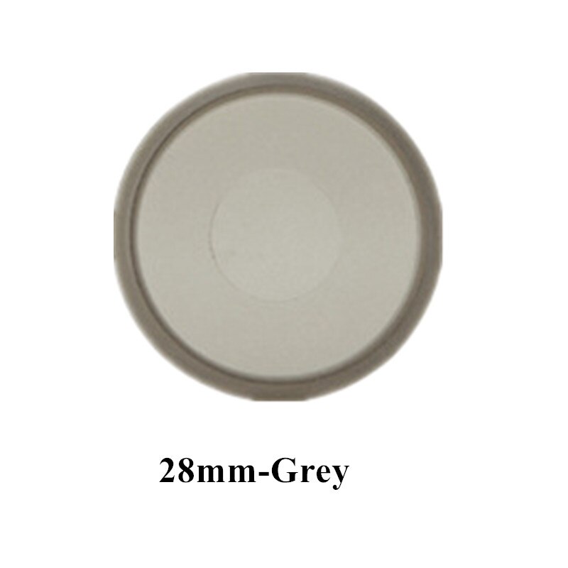 100 sztuk kolorowe Disc Binder dla Discbound notebooki/Planner 24/28mm grzyb otwór luźny liść wiążące Discbound dyski: Grey-28mm