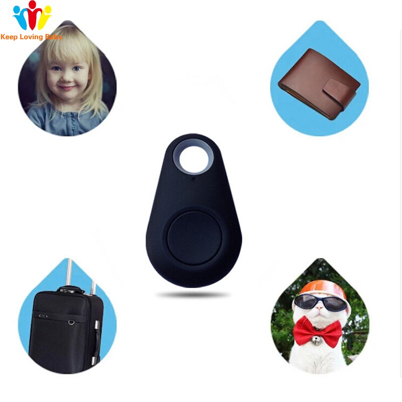 Mini Bluetooth GPS Waterdrop Locator Draagbare Anti-lost Key Finder Pet Tracker Twee Way Alarm Anti-Diefstal Apparaat