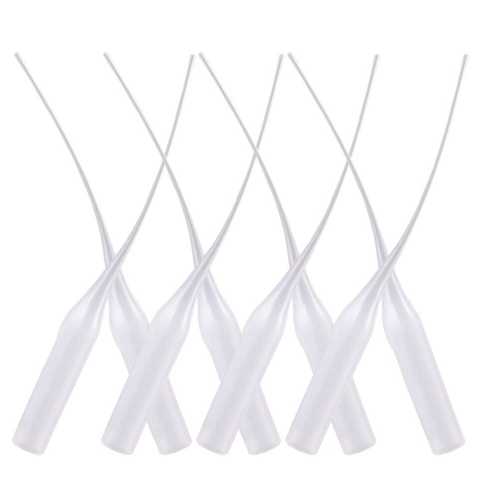 2 Bag/400pcs Disposable Adhesive Dispensing Tubes Adhesive Dropper Super Glue Applicator Tubes (1 Bag/200pcs)