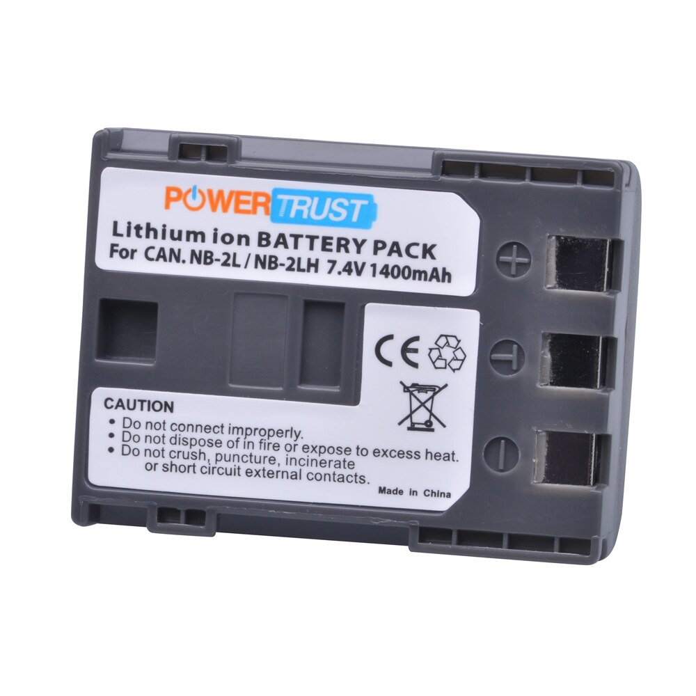 NB-2L NB-2LH Battery and Dual Charger Kit for Canon BP-2L5 BP-2LH, Canon DC301 DC320 DC330 DC410 Elura 40 60 80 90 EOS 350D 400D