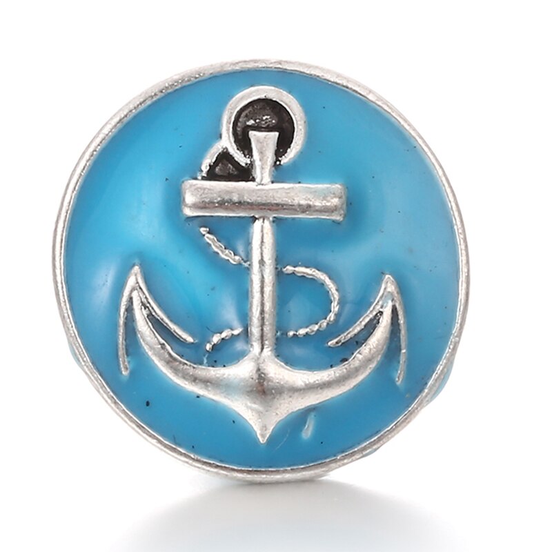 XH8027 Crystal 18mm cross hope believe arrow USA Metal Snap button fit snap jewelry DIY: Metal snap button16