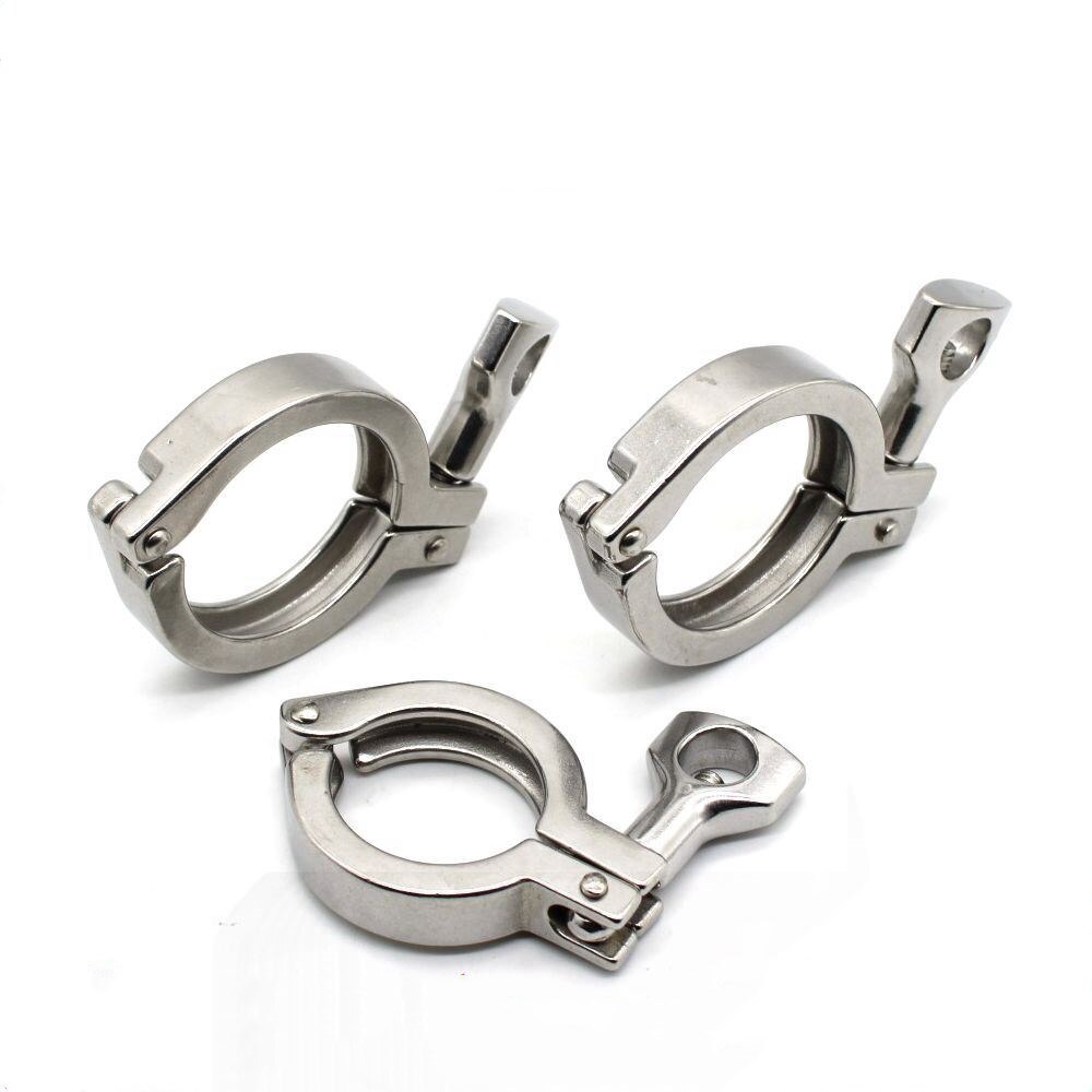 2" Sanitary Stainless Steel Tri Clamp Clamps Clover for Ferrule SS304 fit 64mm Ferrule O/D Fitting Clamp