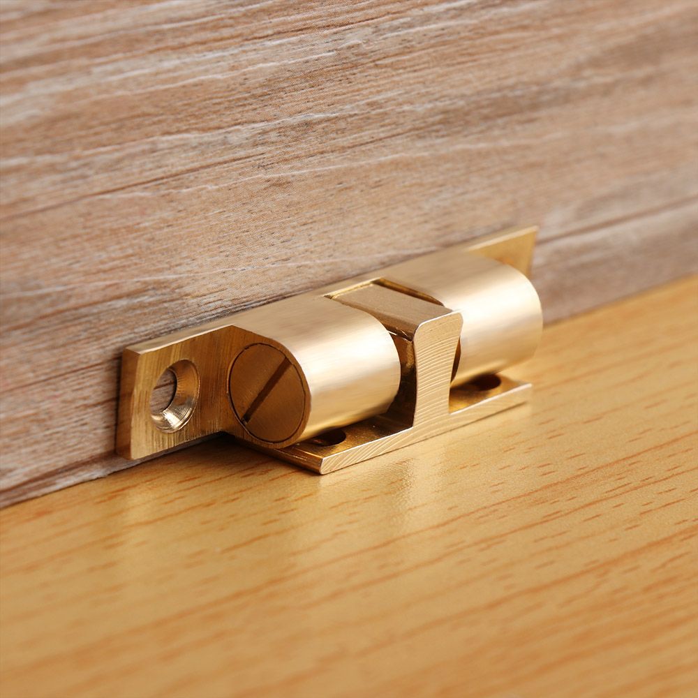 Fittings Brass Inner Locks Screws Switch Closer Wardrobe Stopper Damper Buffer Door Lock Buckle Cabinet Catches