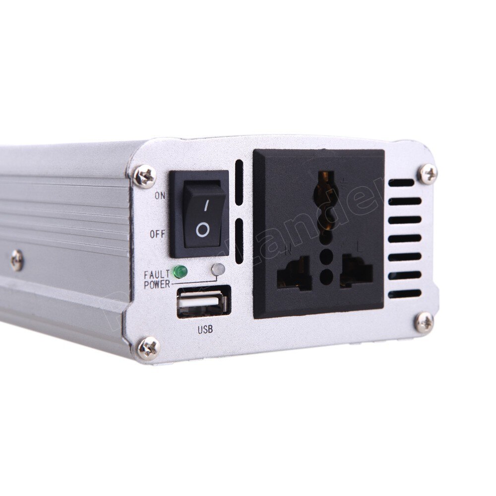 1200w watt  dc 12v till  ac 220v bärbar bil bil fordon spänning ström växelriktare konverter adapter laddare konverter transformator