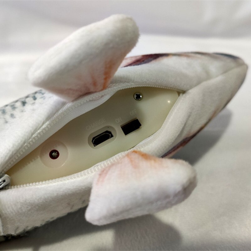 Kattleksak elektrisk viftande fisk rörlig fisk floppande fisk dansande fisk viftande simulering elektrisk för kattunge 30cm