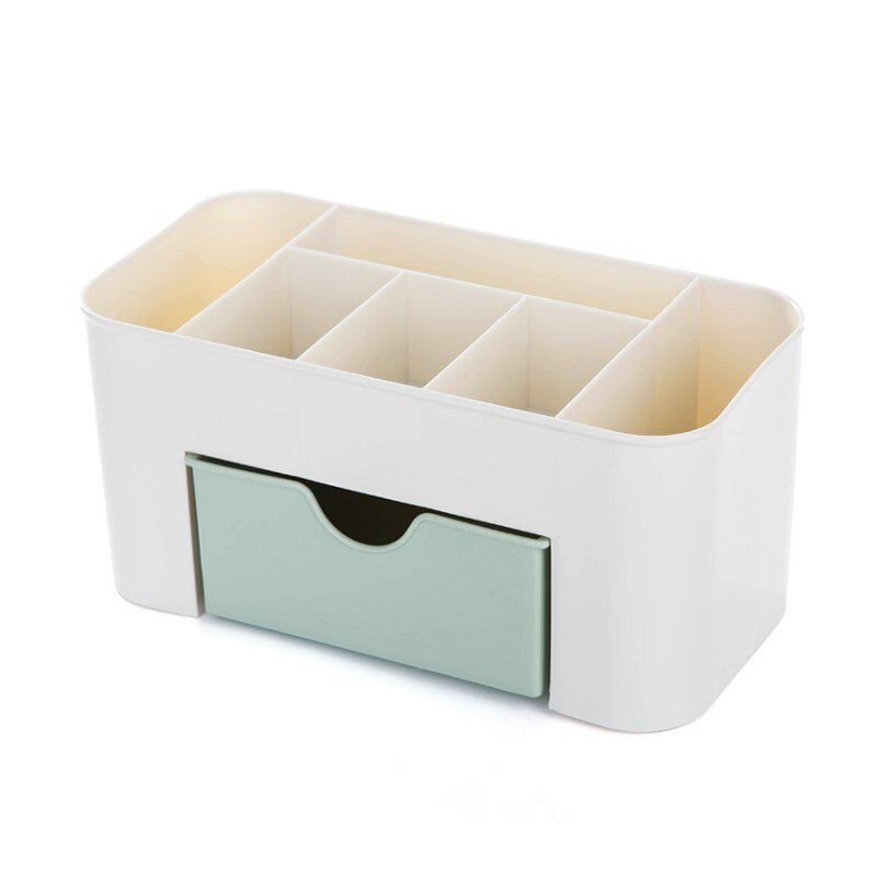 Xunzhe Cosmetische Opbergdoos Transparant Acryl Organizer Crystal Badkamer Make Wattenstaafje Tandenstoker Desktop Opbergdoos: green