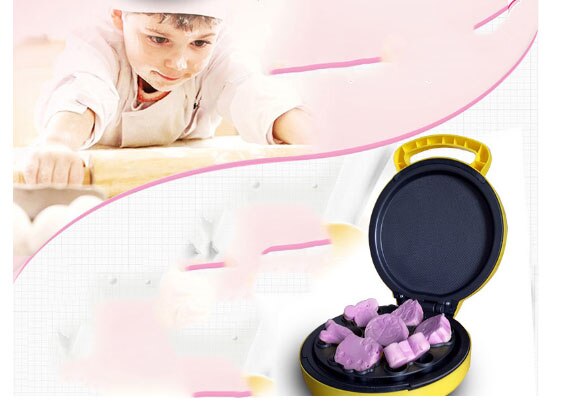 Electric Pancake Cartoon Children's Cake Maker Electrical Pizza Machine Automatic Fryer Barbeque Grill