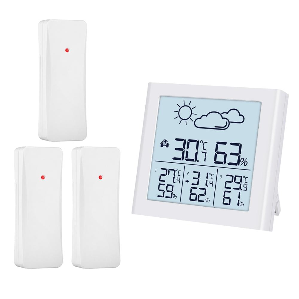 ORIA Wireless Digital Hygrometer Indoor Outdoor Thermometer Humidity Monitor with Temperature Gauge Humidity Meter