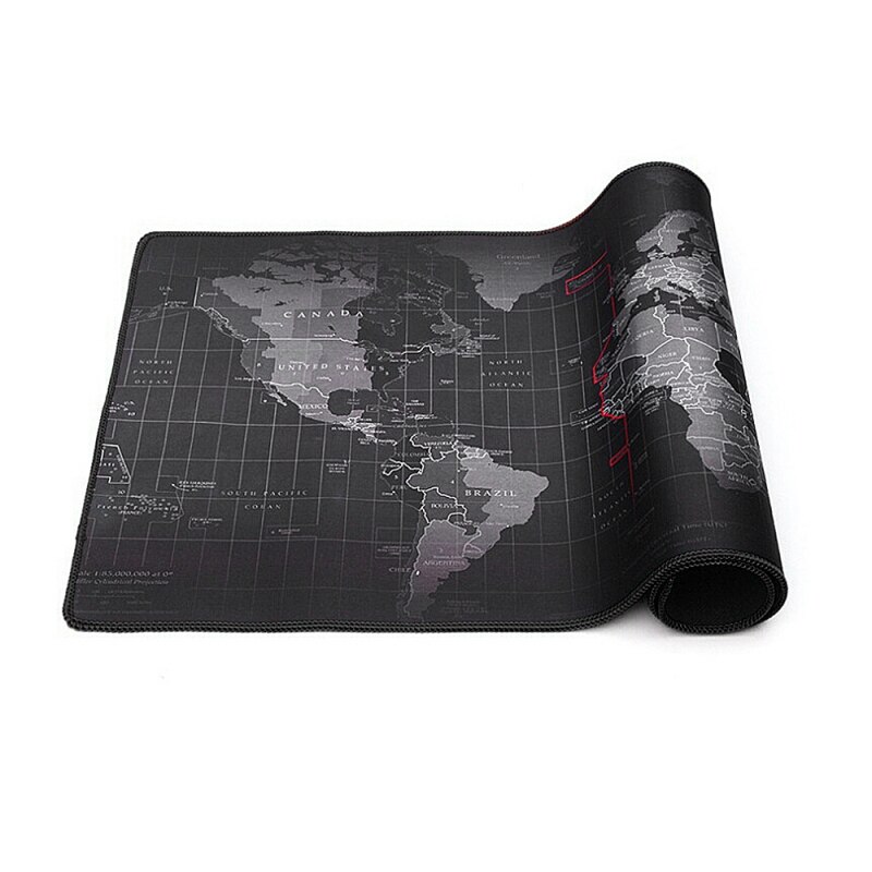 90*40Cm Extra Grote Natuurlijke Rubber Anti-Slip Muismat Mat Wereldkaart Toetsenbord Pad Voor Pc laptop Computers Gamer Gaming Mousepad