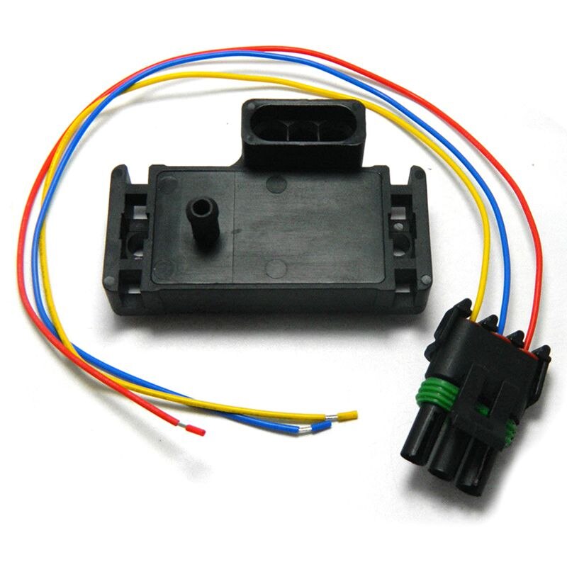 3 Bar Kaart Manifold Absolute Druksensor Turbo Boost Draad Plug Pigtail 12223861 Voor Cadillac Chevrolet Pontiac Buick
