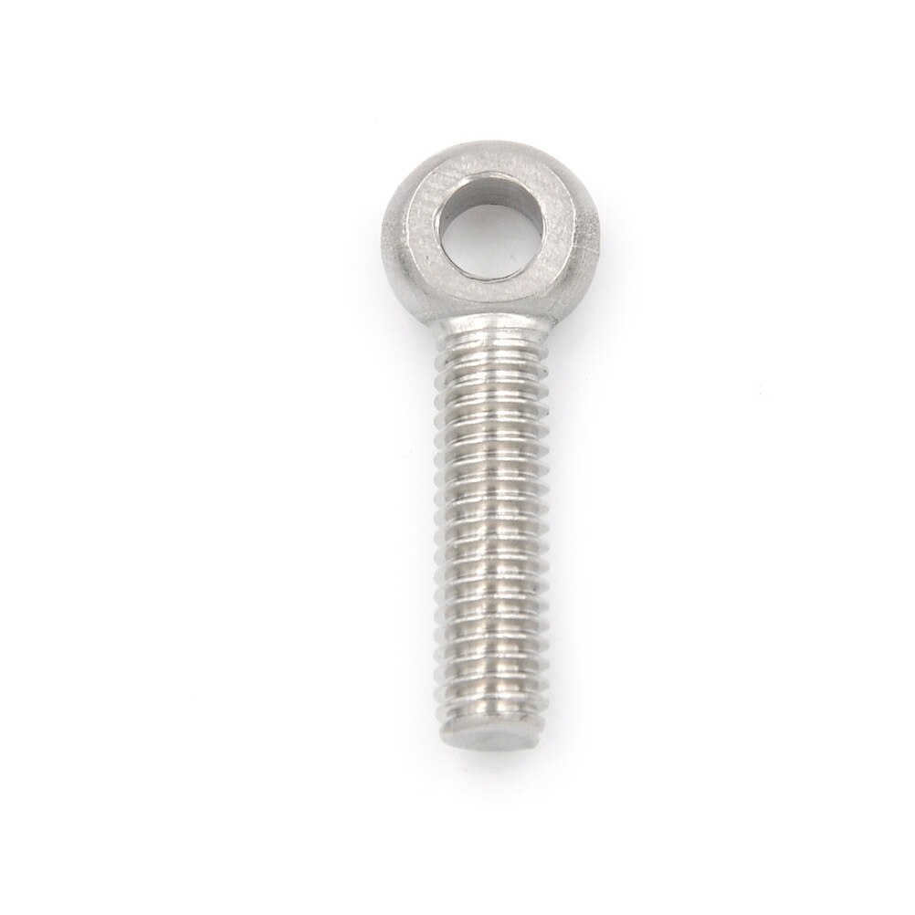 1 stk 304 stål øje bolt  m6*25mm skrue o ring hoved aksel pin split pin aksel pin dyvel bolt maskineri skulder løftebolt