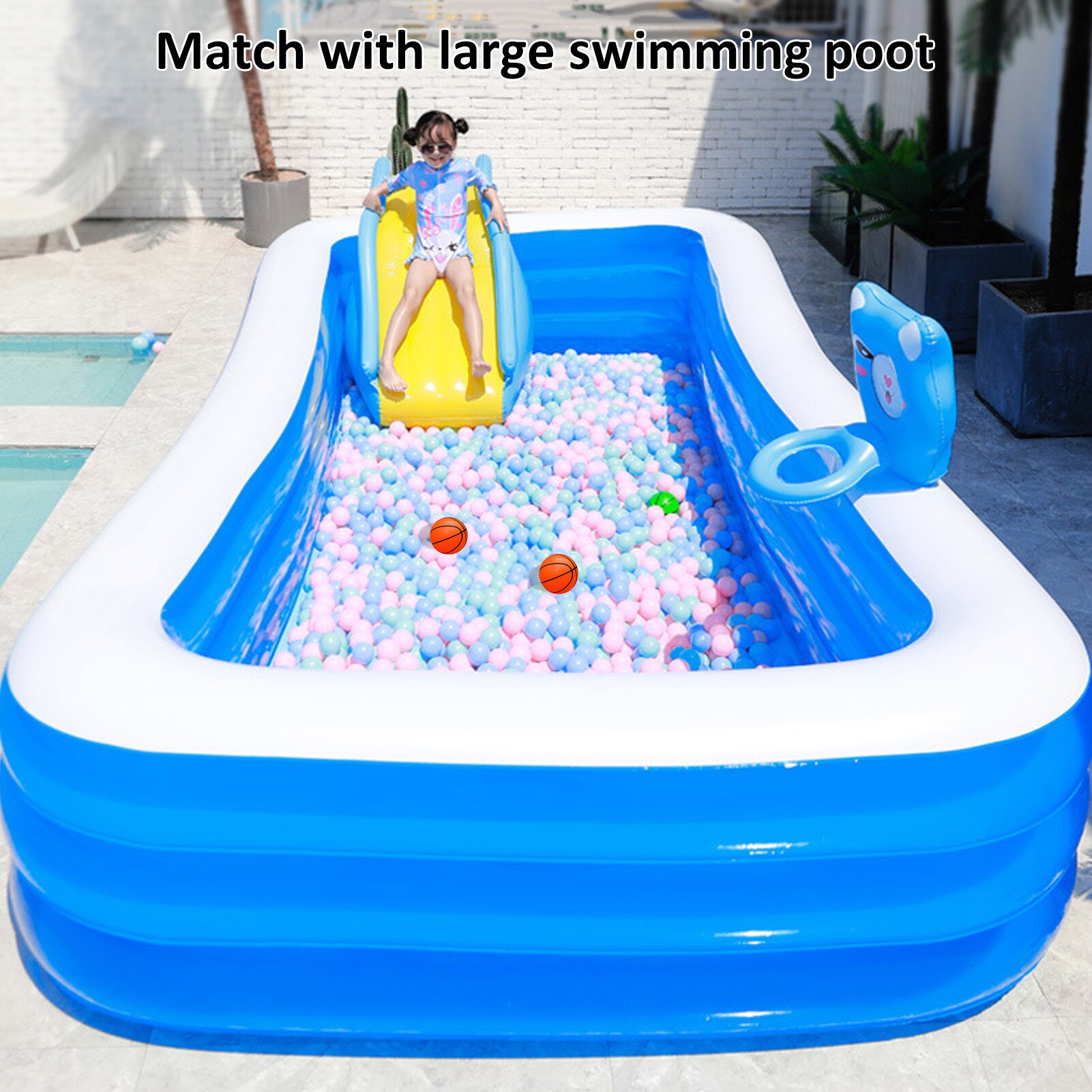 Opblaasbaar Zwembad Speelgoed Opblaasbaar Zwembad Schieten Speelgoed Outdoor Kinderen Zwembad Speelgoed Zwembad Speelgoed