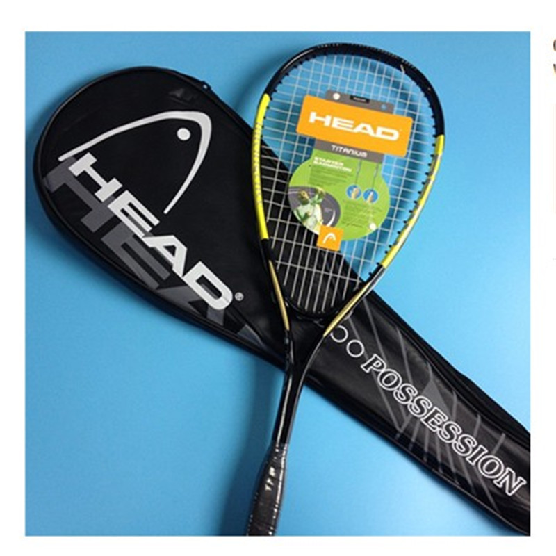 Carbon Squash Racket 1 Piece Padel With Original Squash Bag String Sports Training Raquete De Squash Racquet -40