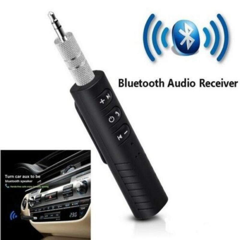 Mini 3.5Mm Jack Bluetooth Car Kit Handsfree Muziek Audio Receiver Adapter Auto Bluetooth Aux Voor Speaker Hoofdtelefoon Auto