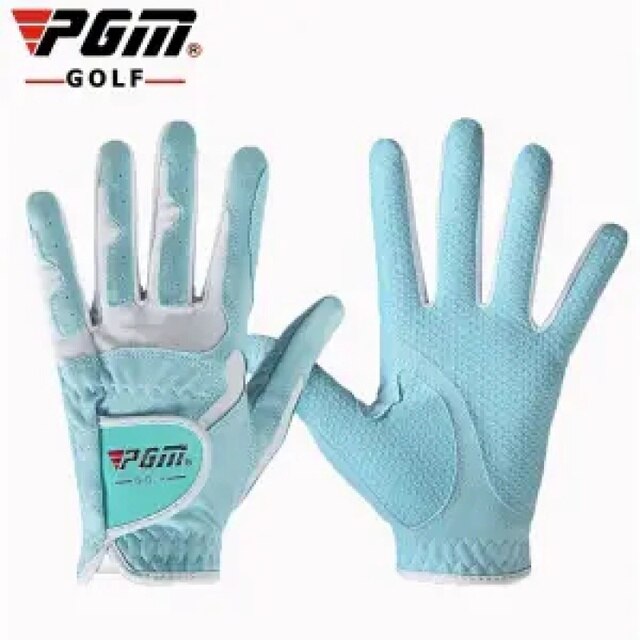 Pgm Vrouwen Golf Handschoenen Links En Rechts Hand Sport Golf Handschoenen Ademend Palm Bescherming Brand: blue / 21